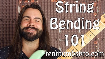 String Bending 101 - Guitar Tutorial