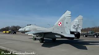 MiG-29 w 22 Bazie Lotnictwa Taktycznego Malbork 2024r 4K