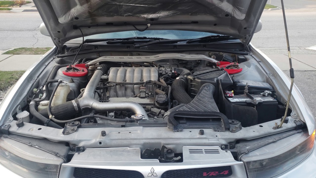 2000 Mitsubishi Galant VR4 Stock Exhaust YouTube