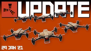 Drone shop, Card games | Rust update 29th January 2021