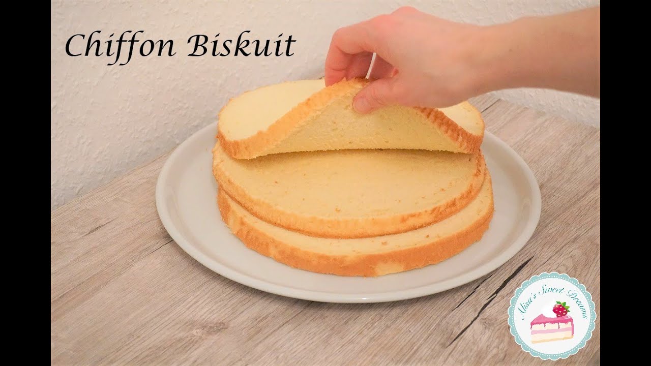 Chiffon Biskuit I Rezept - YouTube