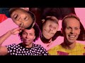 katya, jujubee, valentina and shangela being the lovable narrators of all stars