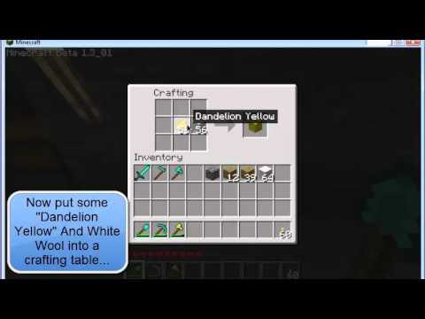 How To Make Red Wool In Minecraft : This is a tutorial video for how to