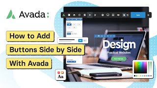 How to Add Buttons Side by Side With Avada