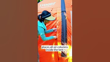 Why are LYDARZ automatic inflatable tents considered sturdy?#airtent