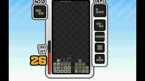 tetris friends sprint - 40 lines in 1:47.14