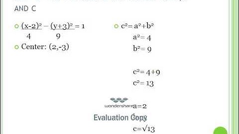 How to sketch the hyperbola (x-2)^2/4-(y+3)^2/9=1