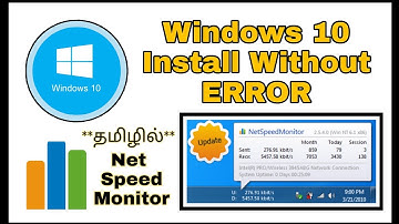 How To Download Net Speed Monitor on Windows 10 & Fix Error For PC in Tamil