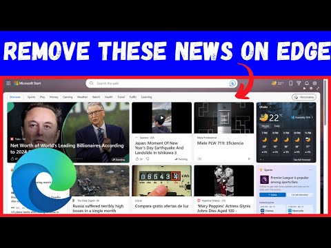 How to Turn Off The News Feed in Microsoft Edge | Disable News Easily