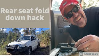 Hilux Rear Seat Hack by Mat Hyland 86,568 views 2 years ago 3 minutes, 30 seconds