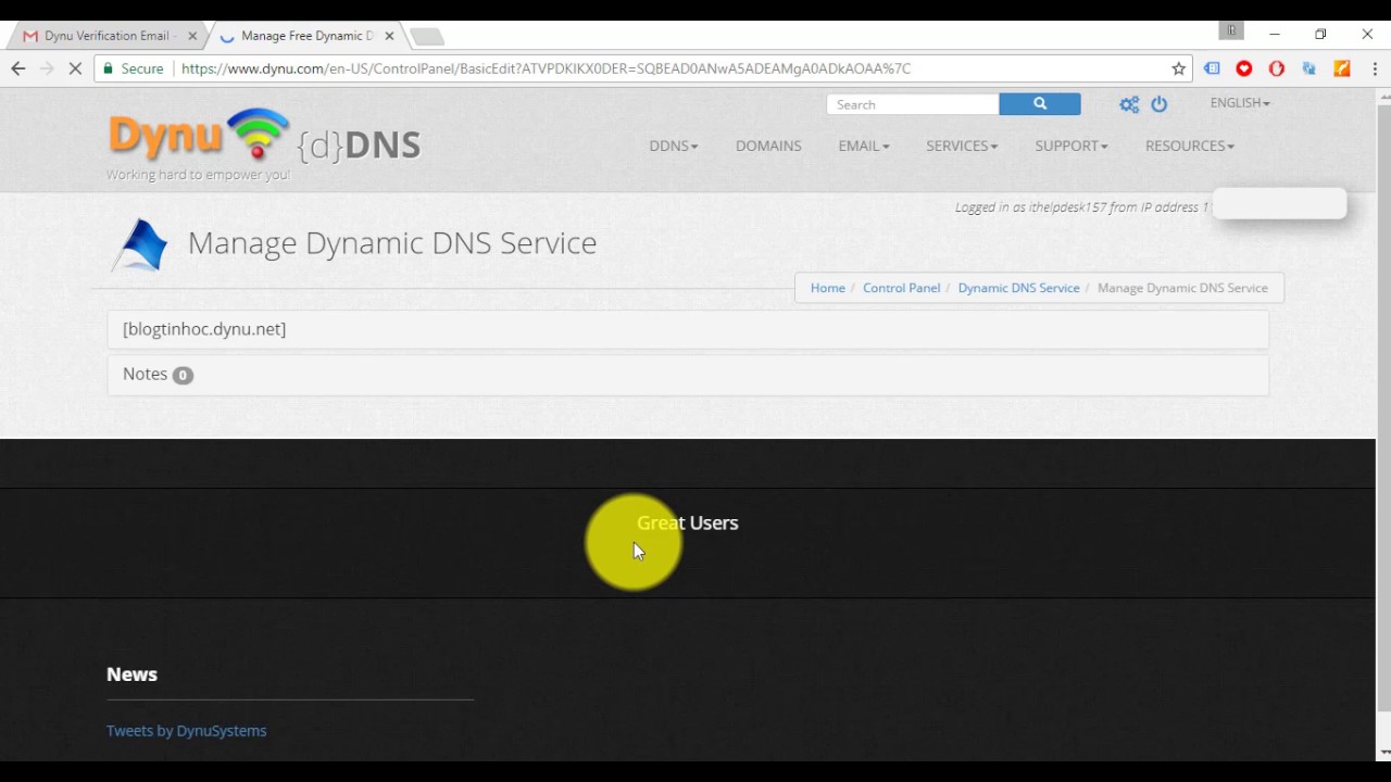 How to use DDNS Free from DYNU COM Hng dn s dng DDNS Free t DYNU COM