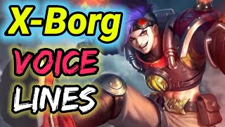 X Borg Old voice lines and quotes \ Dialogues with English Subtitles | Mobile Legends