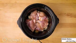 Slow Cooker Adobo Chicken with Bok Choy