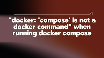 "docker: 
