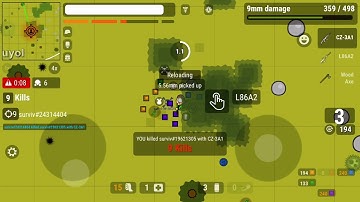 Finishing an insane Savannah mode game (surviv.io)