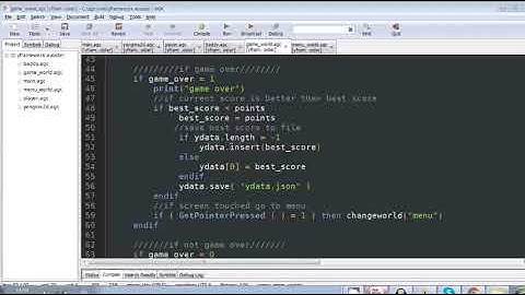 app game kit tutorial avoider game with yframework