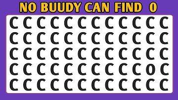 Spot the odd one out | Test your observation skills | letter and Numbers edition 👀 👀