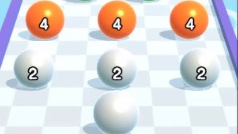 Ball Run 2048  - All  Levels Gameplay IOS ( Levels 54 - 59 ) .