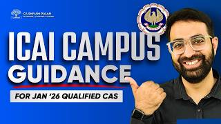 ICAI Campus Placement Guidance Jan'26 CAs || I