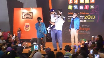 Tegar Septian Live Appearance in Singapore Expo 2013