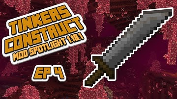 Tinkers Construct Mod Spotlight 1.18.1 EP 4 - How to Make a Cleaver! How to Make a Hammer!