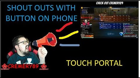 Shoutout button based on recent chatters? Touch portal