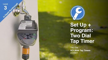 How to Program the Holman Pro Series Two Dial Tap Timer (CO3001)
