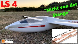 LS4  RC Glider construction and first flight