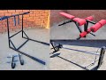 DIY home made gym equipment with least cost كيف تصنع أجهزه الجيم في المنزل