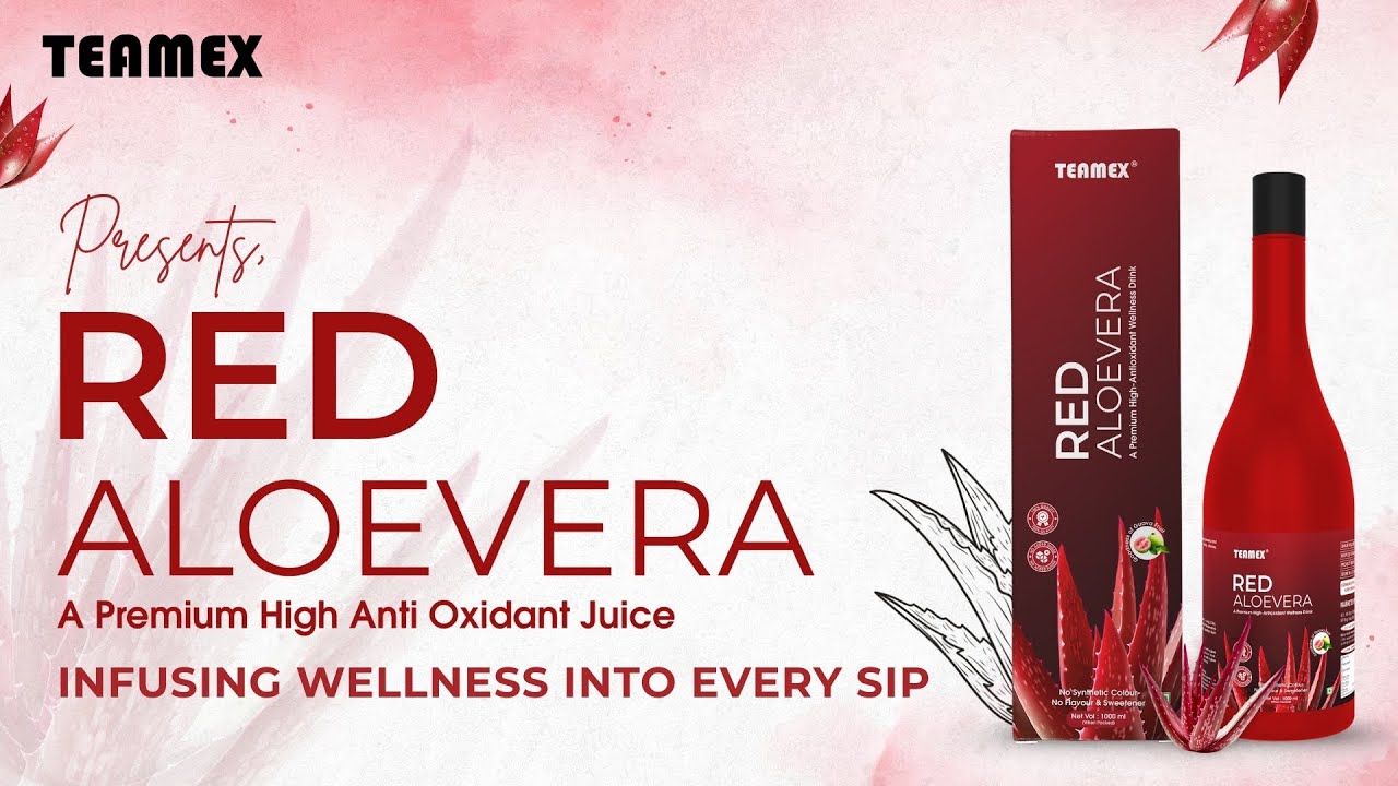 NEW LAUNCH | Teamex Red Aloe Vera Juice | Natural Detox & Digestion Booster
