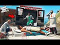 Gta 5  franklin going to the hospital in ambulance in gta 5  gta 5 mods