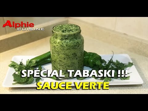 Sauce verte persillée (poulet braisé) - Parsley green sauce