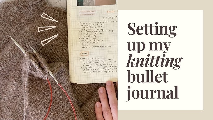 My Knitting Journal - Record & Organize Knitting & Crochet Projects - 160  Pages