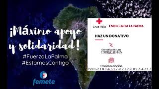 Máximo apoyo y solidaridad: #FuerzaLaPalma #EstamosContigo