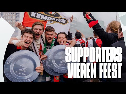 UITZINNIGE supporters vieren KAMPIOENSCHAP in de stad! ?