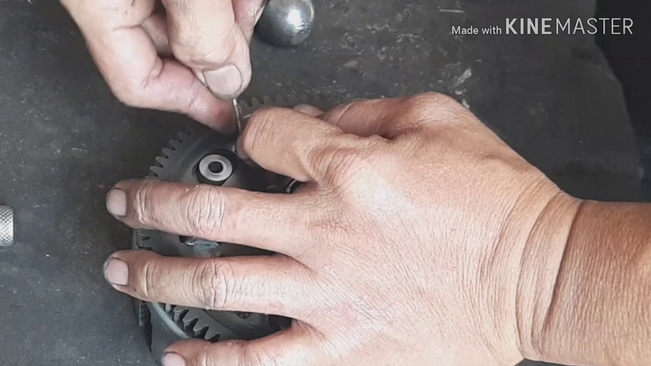 HOW TO FIX CLUTCH HOUSING OF BARAKO 175 | SPRING TYPE DAMPER  | RIVETING PROCESS  |