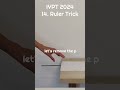 14 Ruler Trick IYPT 2024