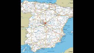 map of Spain