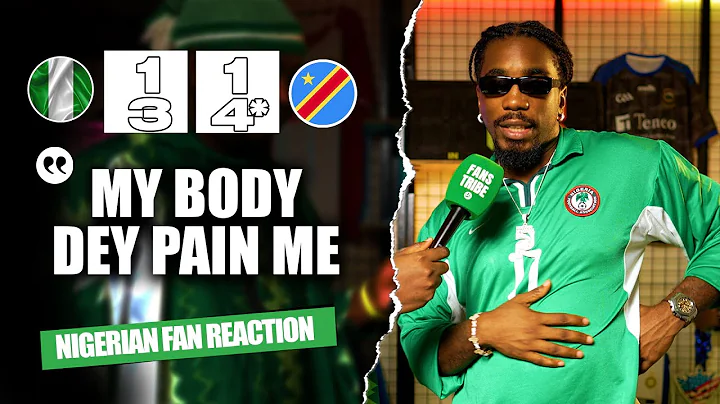 NIGERIA 1-1 DR CONGO (3-4*) pen- ( Teezee - NIGERIAN FAN REACTION) - 2026 FIFA WORLD CUP QUALIFIER.