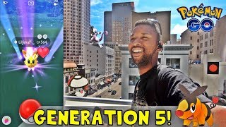 Generation 5 released in Pokemon GO! Searching for Shiny Mewtwo in San Francisco! ep 148