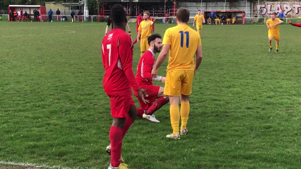 parking LB v BFC 1H Staunton wins a free kick