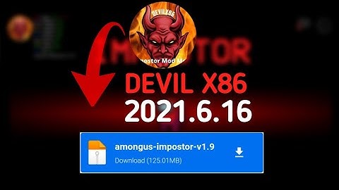 AMONG US ( DEVILX86 ) MOD MENU 😈 DIRECT DOWNLOAD MEDIAFIRE