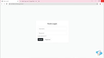Desain Form Login Dengan Bootstrap v5.1.3