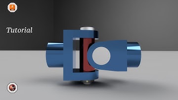 #autodeskfusion | UNIVERSAL JOINT | 3D MODELING | RENDER | ANIMATION | TUTORIAL