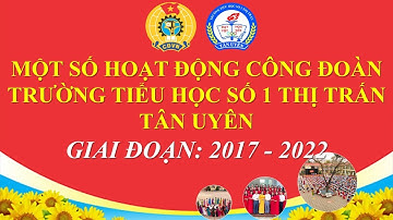 MỘT SỐ HOẠT ĐỘNG CÔNG ĐOÀN TRƯỜNG TIỂU HỌC SỐ 1 THỊ TRẤN TÂN UYÊN GIAI ĐOẠN 2017 - 2022