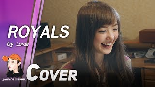 Video thumbnail of "Royals - Lorde cover by 13 y/o Jannine Weigel (พลอยชมพู)"