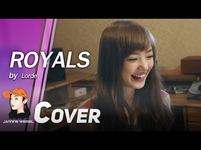 Royals - Lorde cover by 13 y/o Jannine Weigel (พลอยชมพู) class=