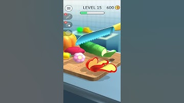 ASMR Slicing ! Walkthrough Level 15 #shorts