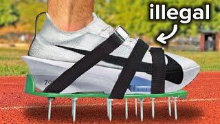 I Ran an All-Out Mile in ILLEGAL Shoes!