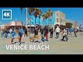 [4K] VENICE BEACH - Walking Venice Beach, Los Angeles, California, Saturday, USA, Travel, 4K UHD